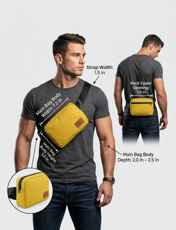 85451 Crossbody Waist Bag